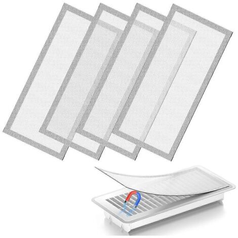 Grille de ventilation de sol, grille de ventilation magnétique, filtre de ventilation en maille, CA illustrés