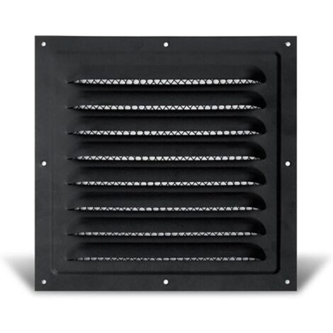 Grille de ventilation en acier inoxydable anti-pluie (200 x 200 mm)