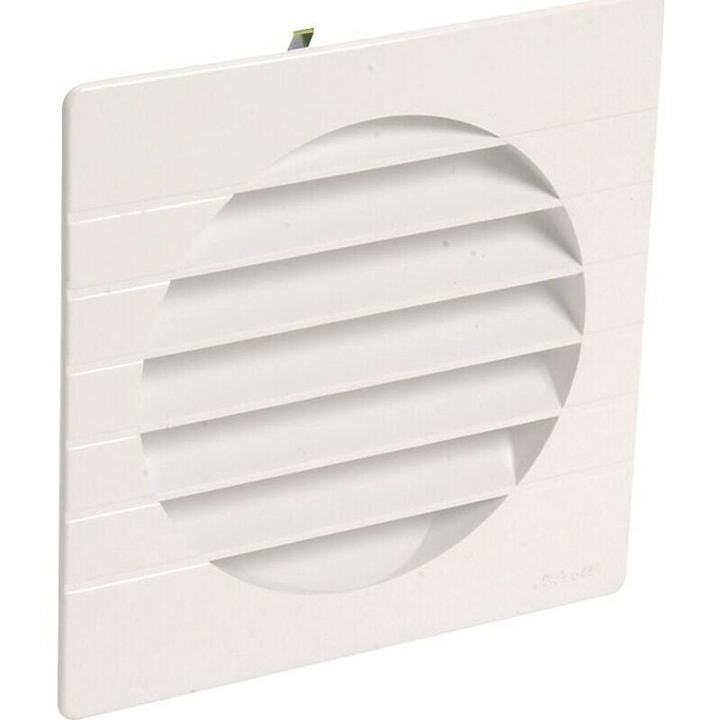 grille de ventilation exterieures coloris blanc 160 mm - speciale fa√ßade - getm pour tubes pvc et gaines