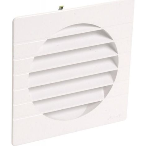 Grille de ventilation extérieures coloris blanc Ø 160 mm - spéciale façade - GETM pour tubes PVC et gaines - Blanc