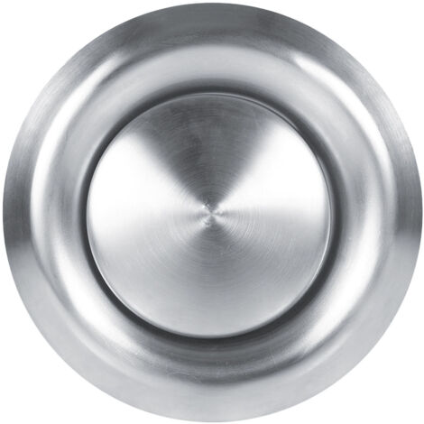 Grille de Ventilation, Grille dAération en Acier Inoxydable Bouche d’Extraction Réglable Évent Rond pour Plafond Maison, Tailles(125mm)
