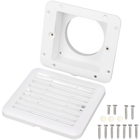 Grille de Ventilation Latérale pour Camping-car, échange D'air Résistant à L'eau, Grille de Sortie de Ventilation Polyvalente pour Camping-car, Remorque, Bateau, Caravane, Yacht