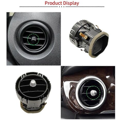 grille de ventilation pour climatiseur, volet noir --