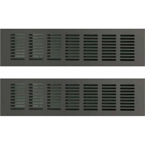 Grille de Ventilation Rectangulaire, Grille D'aération Rectangulaire, Grille D'aération, Grille Ventilation Rectangulaire, Grille d Aeration Rectangulaire pour une Ventilation Idéale 80  300mm 2PCS
