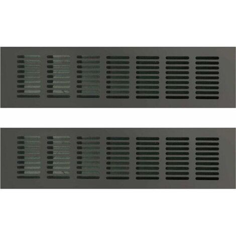 Grille de Ventilation Rectangulaire, Grille D'aération Rectangulaire, Grille D'aération, Grille Ventilation Rectangulaire, Grille d Aeration Rectangulaire pour une Ventilation Idéale 80  300mm 2PCS