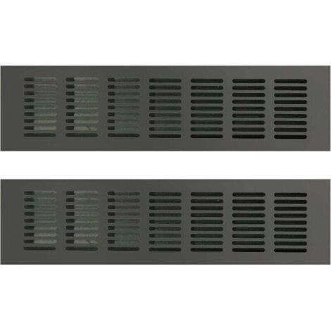 Grille de Ventilation Rectangulaire, Grille D'aération Rectangulaire, Grille D'aération, Grille Ventilation Rectangulaire, Grille d Aeration Rectangulaire pour une Ventilation Idéale 80 × 300mm 2PCS