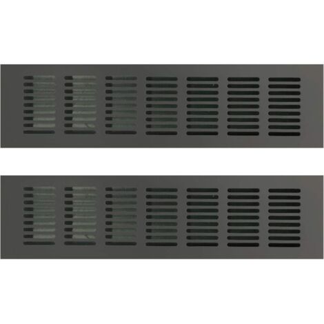 Grille de Ventilation Rectangulaire, Grille D'aration Rectangulaire, Grille D'aration, Grille Ventilation Rectangulaire, Grille d Aeration Rectangulaire pour une Ventilation Idale 80 300mm 2PCS