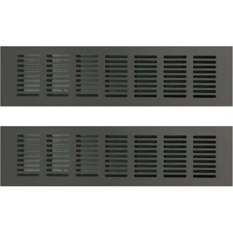 Grille de Ventilation Rectangulaire, Grille D\'aration Rectangulaire, Grille D\'aration, Grille Ventilation Rectangulaire, Grille d Aeration Rectangulaire pour une Ventilation Idale 80 300mm 2PCS