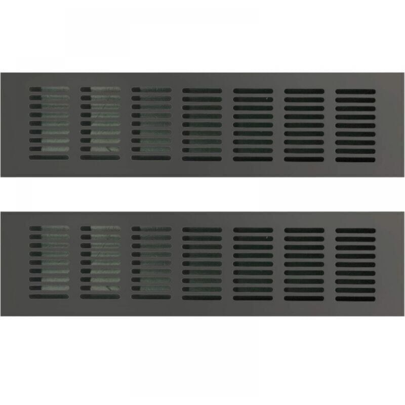 Grille de ventilation rectangulaire pour une ventilation idéale Grille de ventilation rectangulaire 80 x 200mm 2PCS