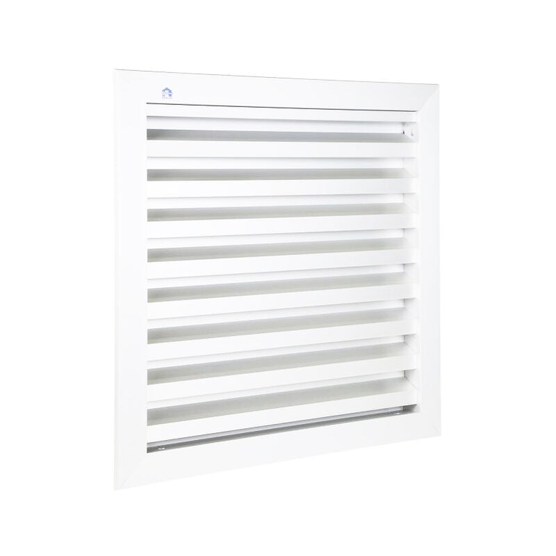 Renson - Grille de ventilation 200x200mm aluminium blanc RAL9010 411226