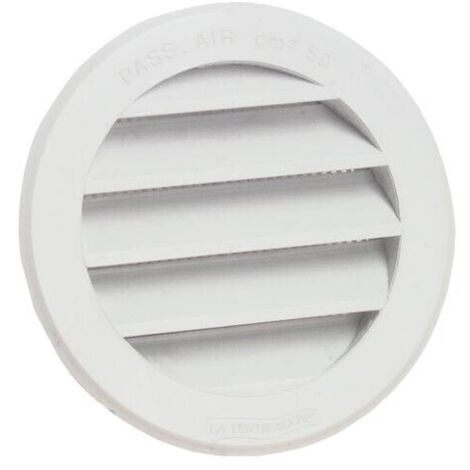 GRILLE DE VENTILATION RONDE AVEC MOUSTIQUAIRE