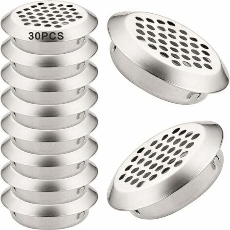 Grille Rond Inox 128mm Pour Aération/Ventilation - Marque FP INOX - Neuf