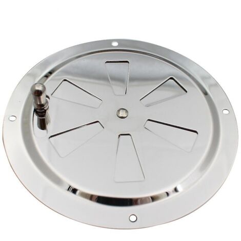 Grille de ventilation ronde réglable en acier inoxydable pour l'entrée et la sortie d'air