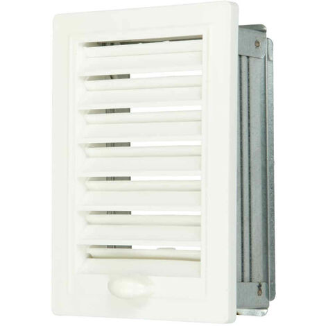 Grille de ventilation Upmann ajustable avec cadre montage 100 x 160 mm