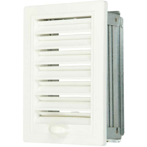 Grille de ventilation Upmann ajustable avec cadre montage 200 x 200 mm