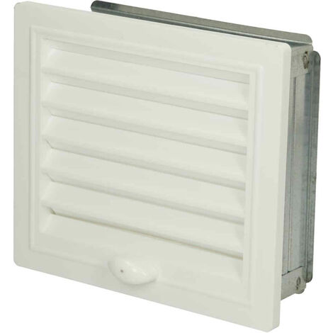 Grille de ventilation Upmann ajustable cadre montage 150 x 150 mm