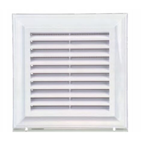 Grille de ventilation WPFEL 140x140 ABS blanc
