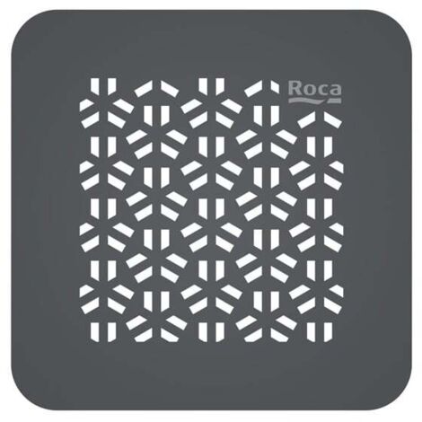 Grille de vidage Mosaic en acier inoxydable pour receveur de douche Terran-N - Gris ardoise