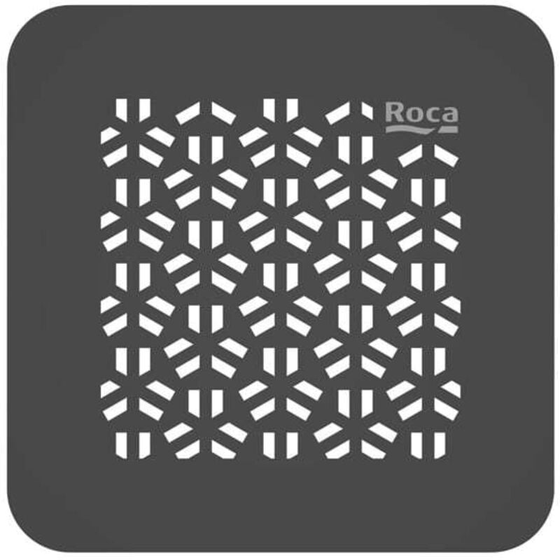 Roca - Grille de vidage Mosaic en acier inoxydable pour receveur de douche Terran-N - Onyx