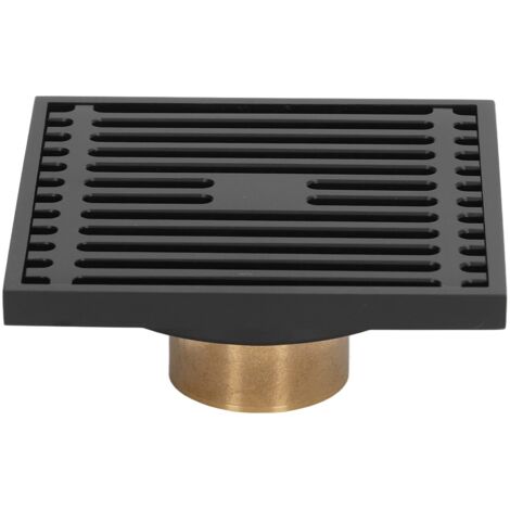 Grille de Vidange de Douche, Ensemble de Siphon de Sol en Acier Inoxydable avec Passoire  Cheveux Amovible pour Salle de Bain, Cuisine, Buanderie
