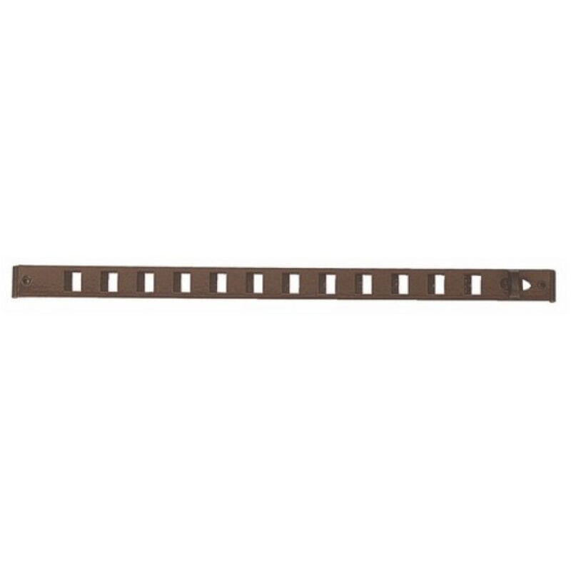 Renson - Grille glissière 375x22mm brun 00485203