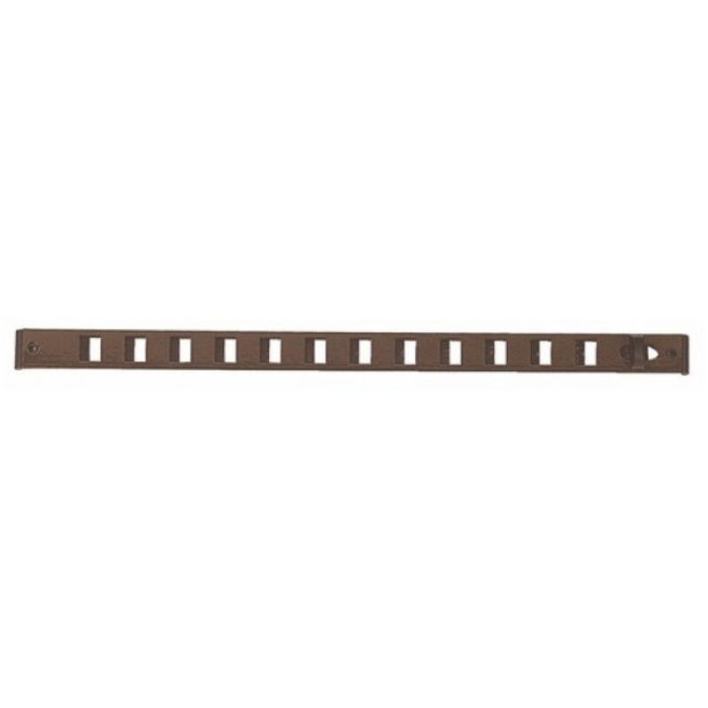 Renson - Grille glissière 475x22mm brun 00485303