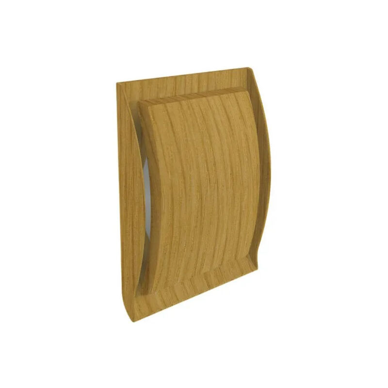Nicoll - Grille de ventilation neolia design diamètre 125 Chêne liège