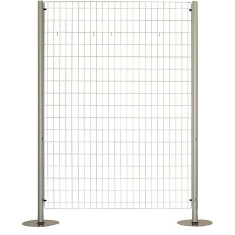 Grille d'exposition gris clair (sans piètement)