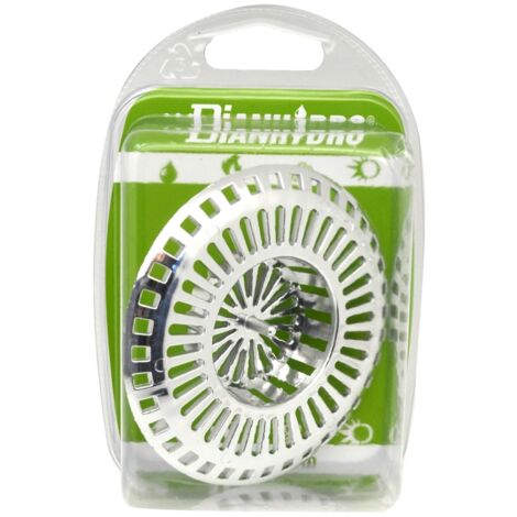 Grille Diam 9 Cm Pour Evier Trou Diam 4,5 Cm Blister