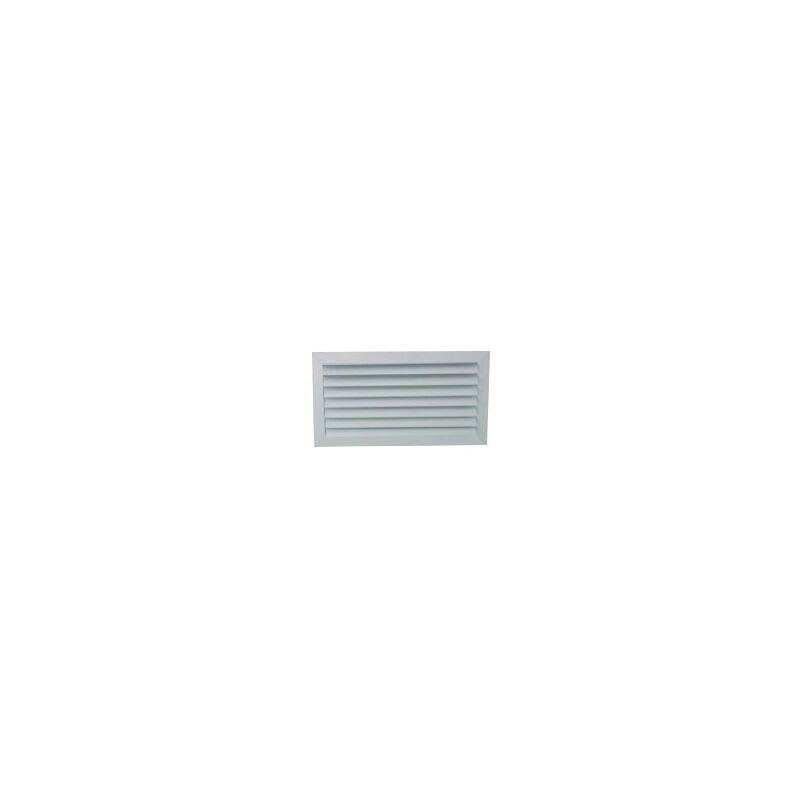 Axelair - Grille diffusion - Lames courbées - Blanc pur 300x150mm