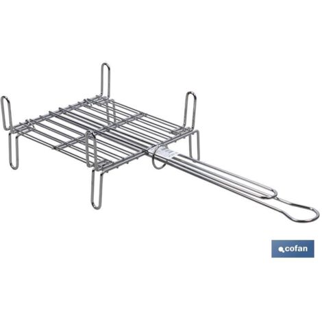 Grille Double INOX 350 x 350mm