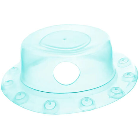 Grille dvacuation en PVC bleue