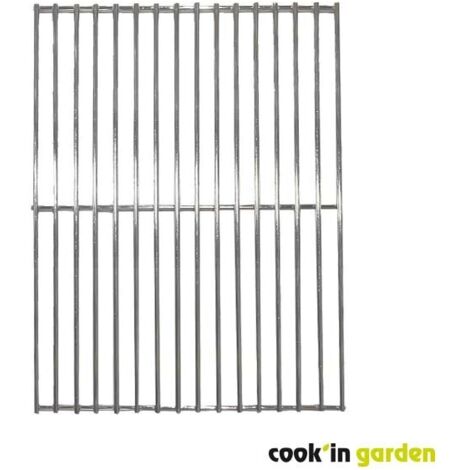 Grille en acier chromé L 33,5 x l 25 cm