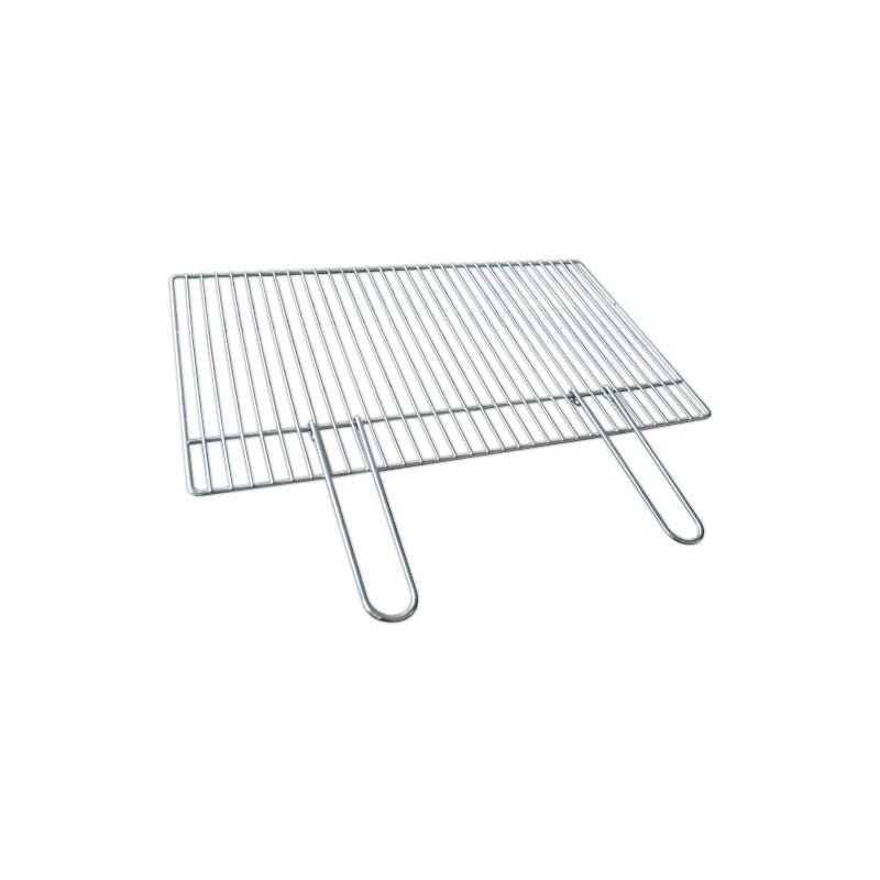 Salone Srl - grille en acier chrome pour barbecue beton 57X40
