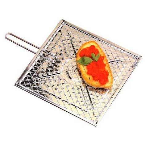 Grille en acier inoxydable pour polenta 25x25 cm
