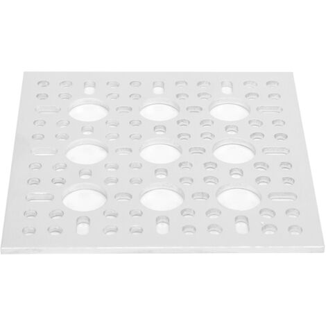Grille en aluminium pour panneau mural, motif de maillage industriel, pièce de contrôle 3123‑0096‑096