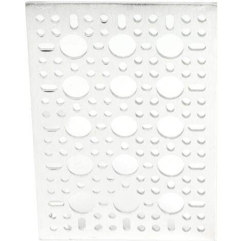 Grille en aluminium pour panneau mural, motif de treillis industriel, composant de contrôle 3123‑0096‑0144