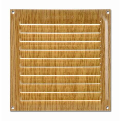 GRILLE EN BOIS CLAIR BLISTER - 15X15 CM