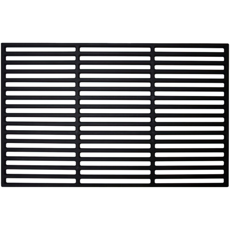 Swanew - Grille en fonte Carrée Grille de barbecue Grille de cuisson Grille de barbecue en fonte Noir 42x28cm