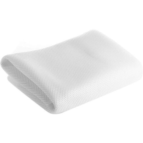 Grille en tissu pour enceinte - Protection anti-poussière - 140 x 50 cm - Blanc - Tissu audio pour haut-parleurs