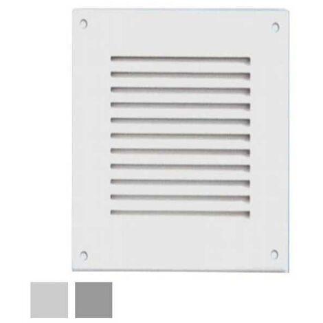 Grille en tôle 140X240 Maille Grise