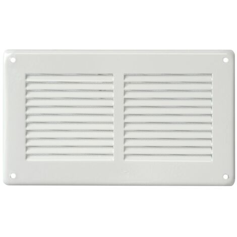 Grille en tôle 240X140 Maille Blanche