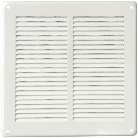 Grille en tôle 240x240 Maille Blanche