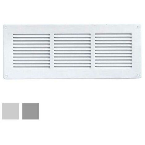 Grille en tôle 340X140 Maille blanche