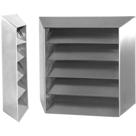 Grille extérieure UPMANN à 5 lattes, V2A, 20x23 DN 100 - 66678
