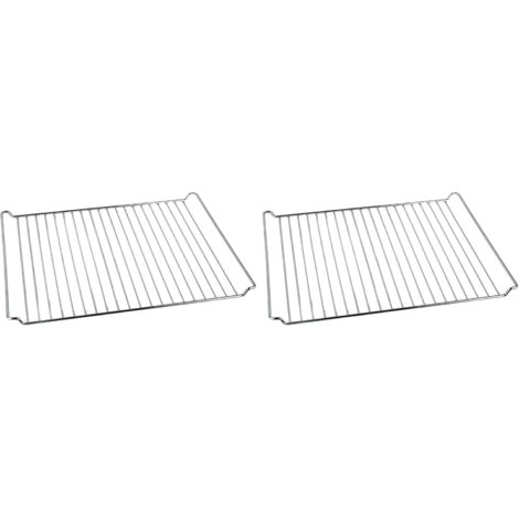 Grille Four - Lot de 2 - Acier - Compatible Whirlpool - Cuisine Domestique - 44,6 x 34 cm