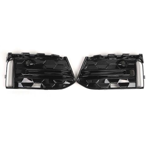 Grille inférieure de pare-chocs avant, cache de feu antibrouillard pour Audi A6L, noir