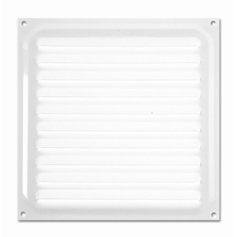 GRILLE LAQUÉE BLANCHE BLISTER - 15X15 CM