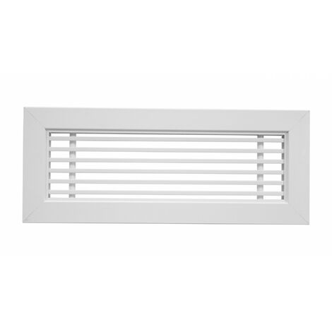 Grille linéaire de soufflage/reprise, blanc, 170 à 500 m3/h, D 300 x 150 mm S&P (UNELVENT) 850962