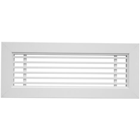 Grille linéaire de soufflage/reprise, blanc, 230 à 650 m3/h, D 400 x 150 mm S&P (UNELVENT) 850963